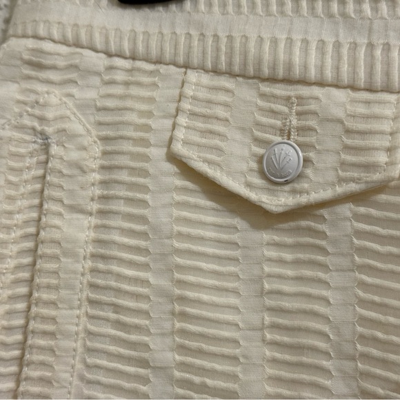 Rag and Bone Textured Off-White Linen Shorts - Size 4 - Picture 10 of 11
